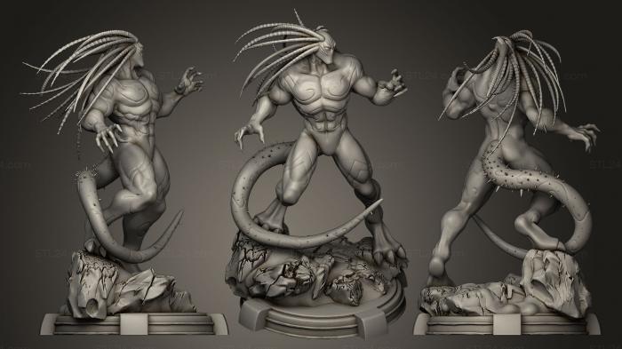 Figurines heroes, monsters and demons (Blackheart Statue, STKM_0136) 3D models for cnc